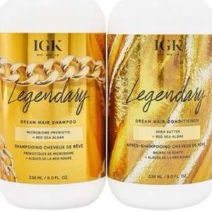 IGK Legendary Dream Hair Shampoo/Conditioner Duo w/Shea Butter & Red Sea Algae